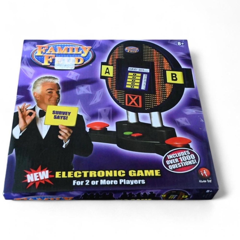 Family Feud Electronic Game 2007 Irwin Toy Board Game